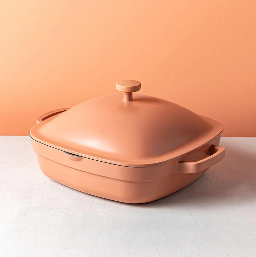One-Pan Quadra Low Casserole with Lid 26 Cm / 3.8 L (Spice)