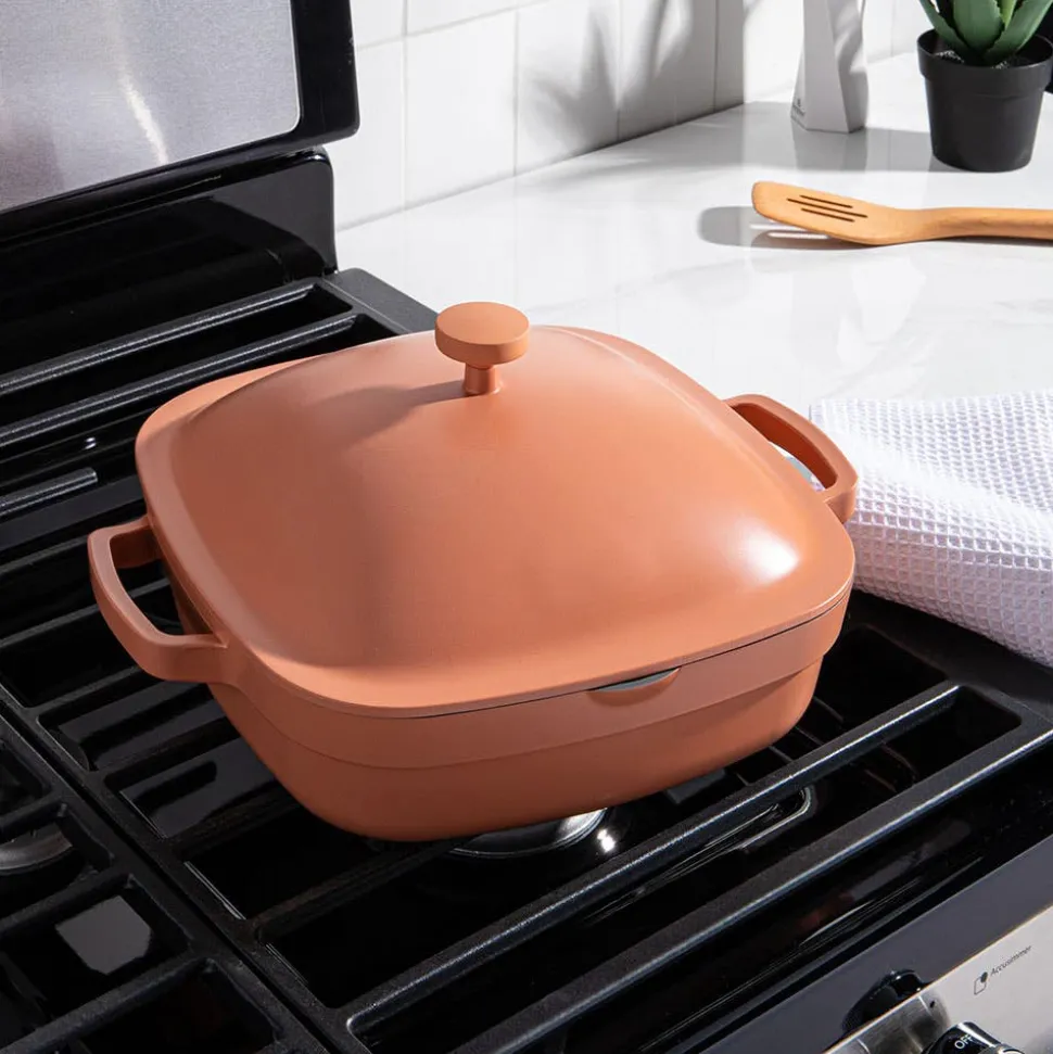 One-Pan Quadra Low Casserole with Lid 26 Cm / 3.8 L (Spice)