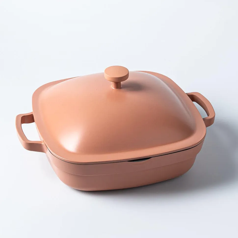 One-Pan Quadra Low Casserole with Lid 26 Cm / 3.8 L (Spice)
