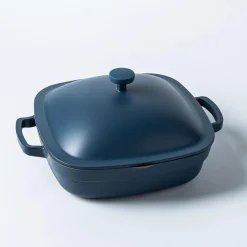 One-Pan Quadra Low Casserole with Lid 26 Cm / 3.8 L (Blue Salt)