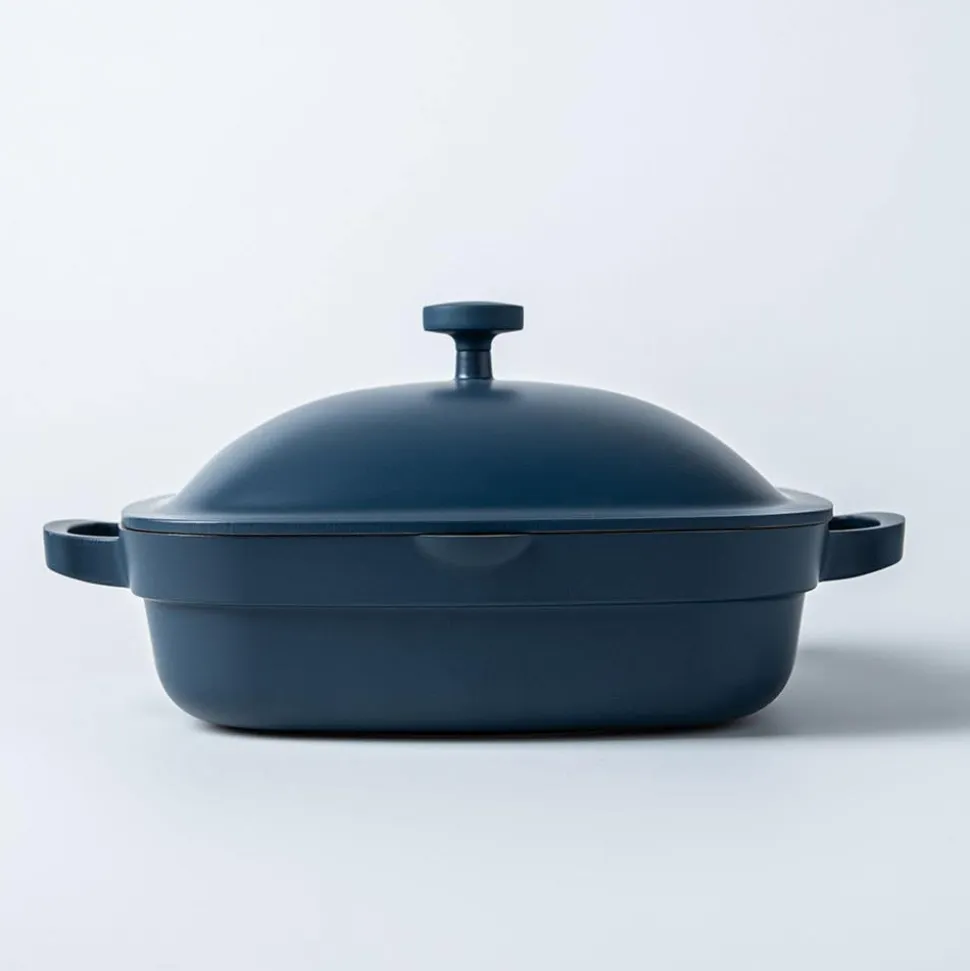 One-Pan Quadra Low Casserole with Lid 26 Cm / 3.8 L (Blue Salt)