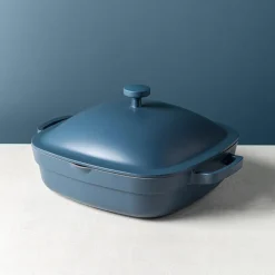 One-Pan Quadra Low Casserole with Lid 26 Cm / 3.8 L (Blue Salt)