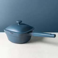 One-Pan Quadra Saucepan with Lid 18 Cm / 1.9l (Blue Salt)