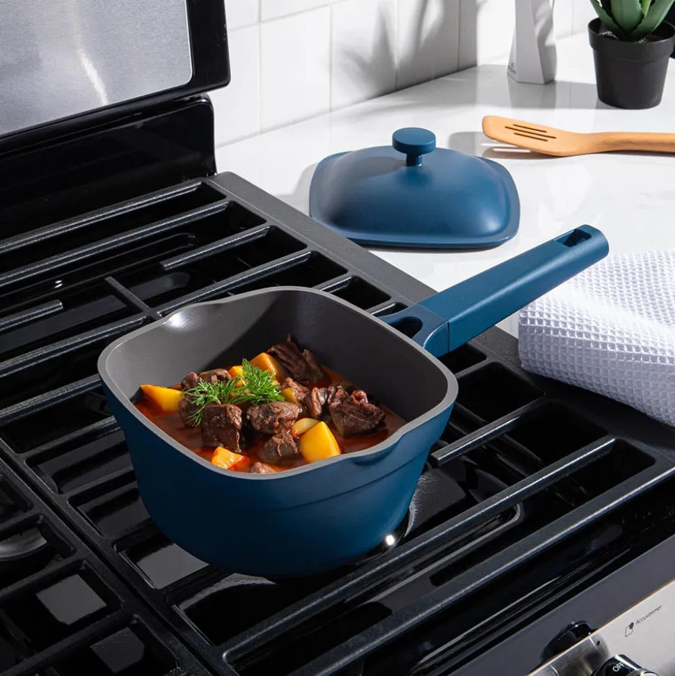 One-Pan Quadra Saucepan with Lid 18 Cm / 1.9l (Blue Salt)