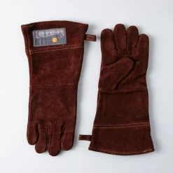 Outset BBQ Leather Grill Glove - Set of 2 (Brown)