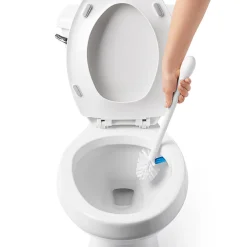 OXO Good Grips Bath Toilet Brush with Caddy (White)