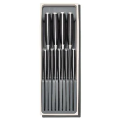 OXO Good Grips Compact Drawer Knife Organizer (White/Grey)
