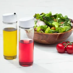 OXO Good Grips Glass Oil and Vinegar Bottle (White/Clear)