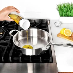 OXO Good Grips Glass Oil and Vinegar Bottle (White/Clear)