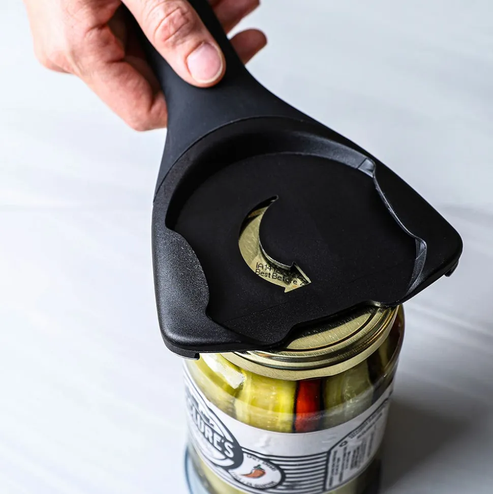OXO Good Grips Jar Opener with Teeth (Black)