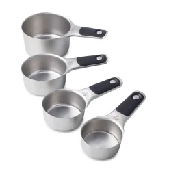 Oxo Good Grips Magnetic Measuring Cup - Set of 4 (Black/Stainless Steel)