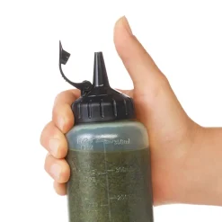 OXO Good Grips Plastic Squeeze Bottle - Set of 2 (Black/Clear)