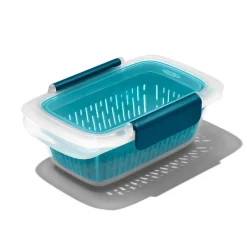OXO Good Grips Prep & Go Food Storage Container with Lid (Clear/Green)