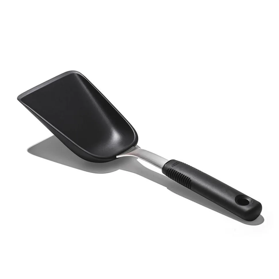 OXO Good Grips Roast and Fry Scoop (Black)