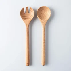 OXO Good Grips Salad Server-Tongs - Set of 2 (Beechwood)