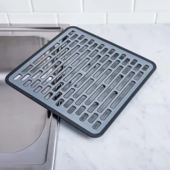 OXO Good Grips Sink Silicone Sink Mat Small (Black/Grey)