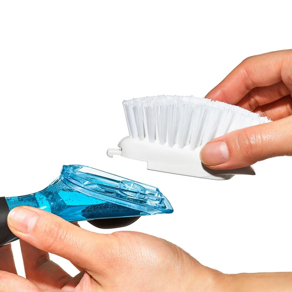 OXO Good Grips Sink Soap Dispensing Brush (Black/White/Clear)