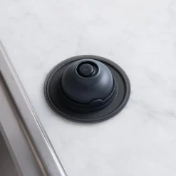 OXO Good Grips Sink Stopper-Strainer (Black/Stainless Steel)