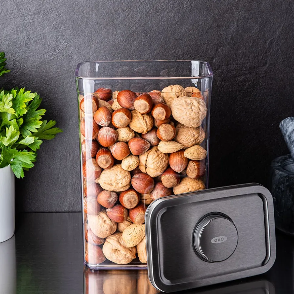 OXO Good Grips Steel Pop 2.0 'Medium' Storage Canister Rectangle 2.6L