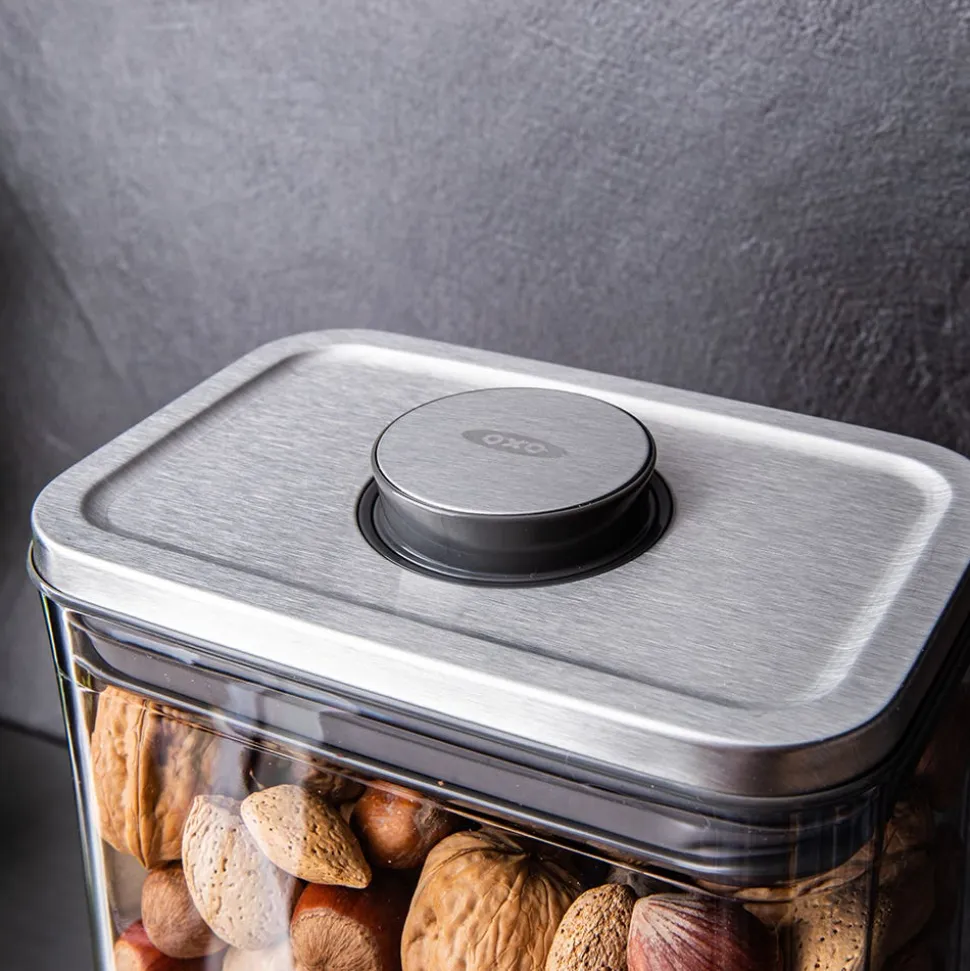 OXO Good Grips Steel Pop 2.0 'Medium' Storage Canister Rectangle 2.6L