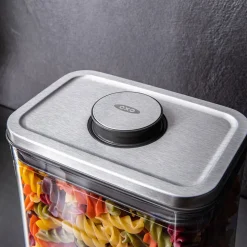 OXO Good Grips Steel Pop 2.0 'Short' Storage Canister Rectangle 1.6L