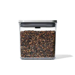 OXO Good Grips Steel Pop 2.0 'Short' Storage Canister Rectangle 1.6L