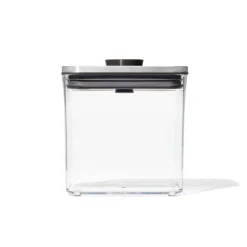 OXO Good Grips Steel Pop 2.0 'Short' Storage Canister Rectangle 1.6L