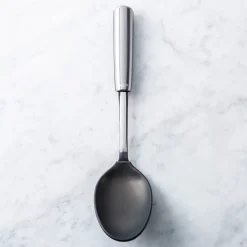 OXO Good Grips Steel Silicone Serving Spoon (Black/Stainless Steel)