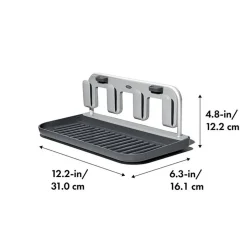 OXO Good Grips Water Bottle Drying Rack (Black/Grey)