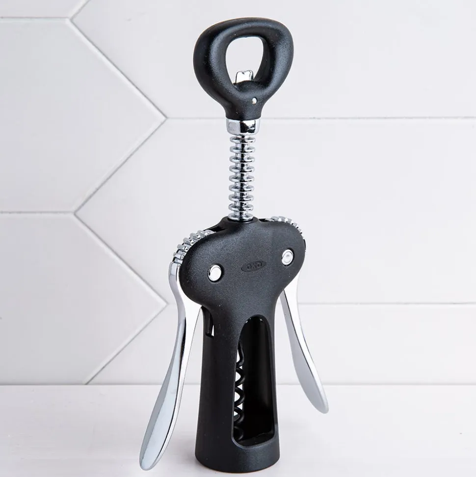 OXO Good Grips Wing Corkscrew-Bottle Opener (Black)