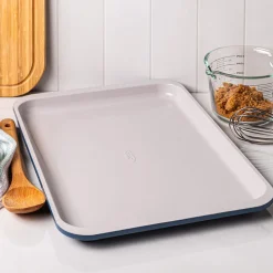 OXO Non-Stick Pro Ceramic Coated Cookie Sheet Small Bake Pan (Blue)