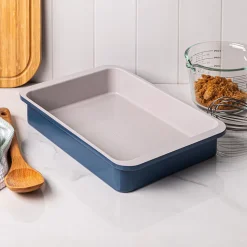 OXO Non-Stick Pro Ceramic Coated Rectangular Cake Pan (Blue/Grey)