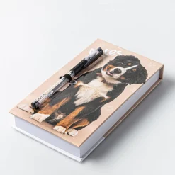 Peach Memo 'Bernese/Kitten/Havanese' Notepad with Pen (Asstd.)