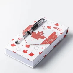 Peach Memo 'Canadiana' Notepad with Pen (Asstd.)
