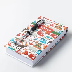 Peach Memo 'Canadiana' Notepad with Pen (Asstd.)