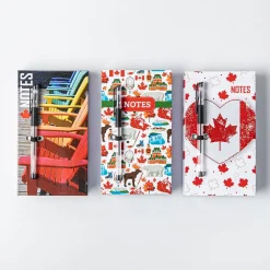 Peach Memo 'Canadiana' Notepad with Pen (Asstd.)