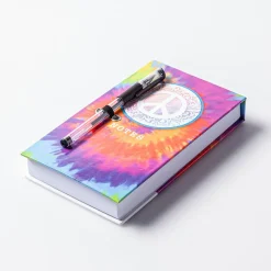 Peach Memo 'Circles/Stars/Tie Dye' Notepad with Pen (Asstd.)