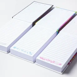 Peach Memo 'Circles/Stars/Tie Dye' Notepad with Pen (Asstd.)