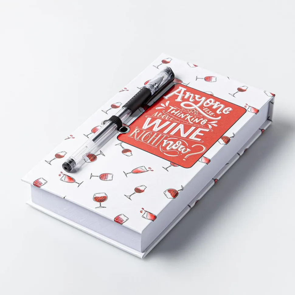 Peach Memo 'Donut/Wine/Bun' Notepad with Pen (Asstd.)