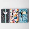 Peach Memo 'Floral/Chevron Dot/Leaves' Notepad with Pen (Asstd.)