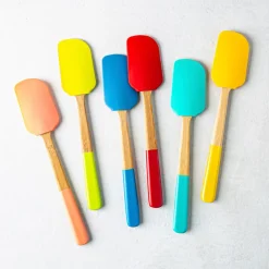 Pebbly Bamboo Flex Silicone Spatula 10" (Asstd.)