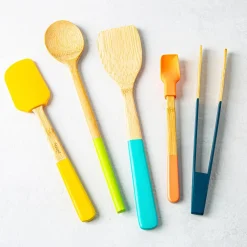 Pebbly Bamboo Mini Silicone Spatula Ea. (Asstd.)