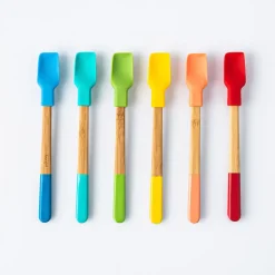 Pebbly Bamboo Mini Silicone Spatula Ea. (Asstd.)