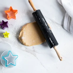 Pillsbury Non-Stick Rolling Pin (Black/Natural)