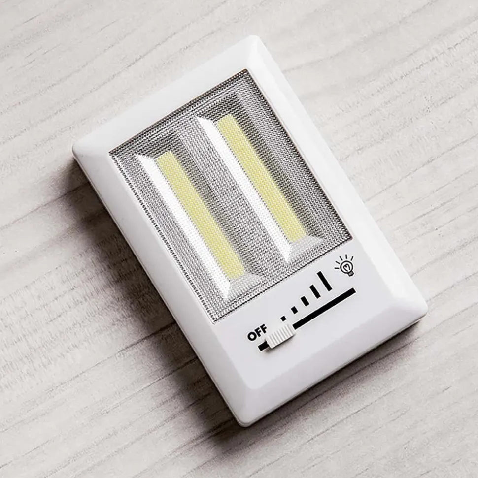 Powerdel Cob2 Adhesive Wall Light with Dimmer (White)