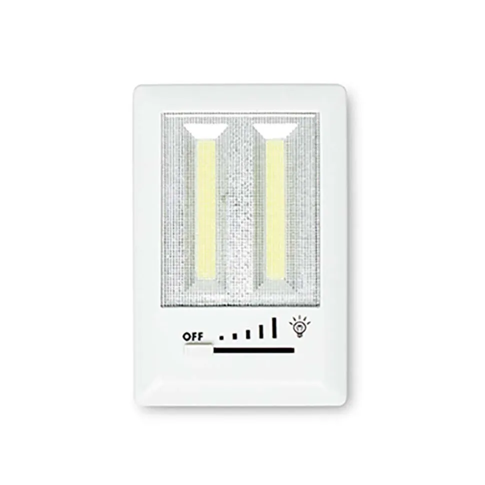 Powerdel Cob2 Adhesive Wall Light with Dimmer (White)