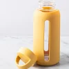 Quench Aura Glass Water Bottle with Silicone 27oz (Goldenrod)