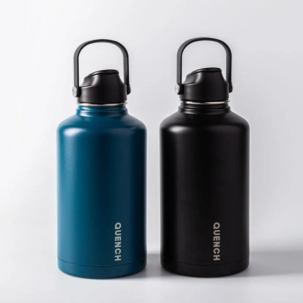 Quench Core Double Wall Bottle with Handle (Black 64oz)