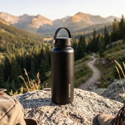 Quench Core Double Wall Bottle with Handle (Black 32oz)