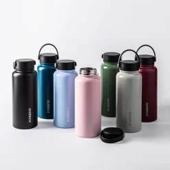 Quench Core Double Wall Bottle with Handle (Black 32oz)
